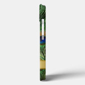 Peacock Feathers iPhone 6 Monogramme Coque (Verso / Gauche)