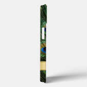 Peacock Feathers iPhone 6 Monogramme Coque (Verso / Droite)