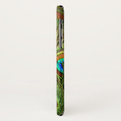 Peacock Feathers iPhone X Coque (Dos/Gauche)