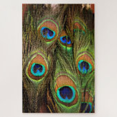 Peacock Feathers Jigzaag Puzzle Legpuzzel (Verticaal)