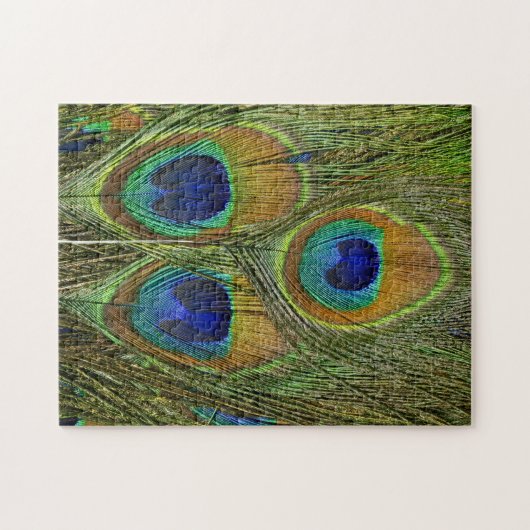 Peacock Feathers Legpuzzel (Horizontaal)