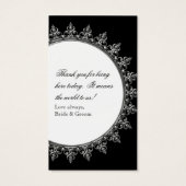 Peacock & Feathers Mariage formel Favor Cadeaux Ta (Dos)