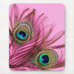 Peacock Feathers Mousepad Muismat