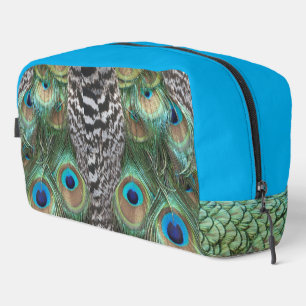 Peacock Feathers Patroon Toiletery Tas