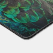 Peacock Feathers & Peacock gezicht Cust. bureaumat (Hoek)