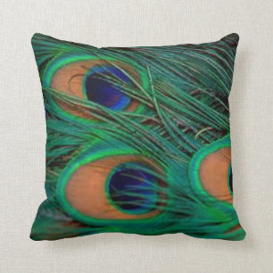 Peacock Feathers Pillow Kussen