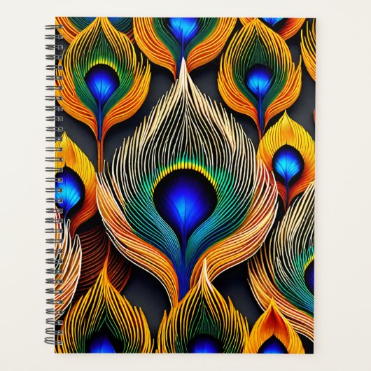 Peacock Feathers Planner (Voorkant)