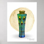 Peacock Feathers Print, Waarde Poster Papier (mat) (Voorkant)