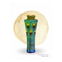 Peacock Feathers Print, Waarde Poster Papier (mat)