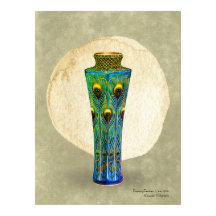 Peacock Feathers Print, Waarde Poster Papier (mat)