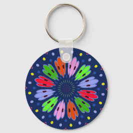 Peacock Feathers Sleutelhanger