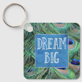  Peacock Feathers Sleutelhanger