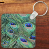 Peacock Feathers Sleutelhanger (Achterkant)