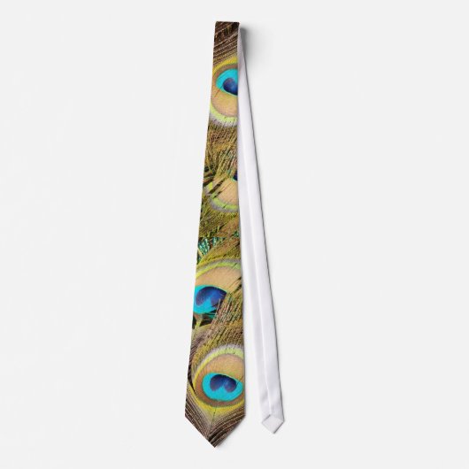 Peacock Feathers Stropdas (Voorkant)