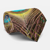 Peacock Feathers Stropdas (Opgerold)