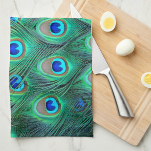 Peacock Feathers Theedoek