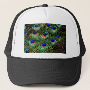 Peacock Feathers Trucker Pet