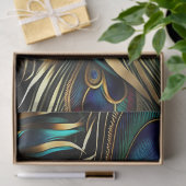 Peacock Feathers Weefpapier Tissuepapier (Geschenk)