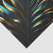 Peacock Feathers Weefpapier Tissuepapier (Detail)