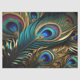 Peacock Feathers Weefpapier Tissuepapier
