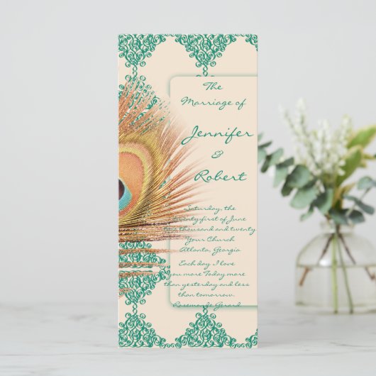 Peacock Feed on Turquoise marocain Tile Programme (Debout devant)