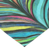 Peacock Firebird Feather Painting Korte Tafelloper (Hoek)