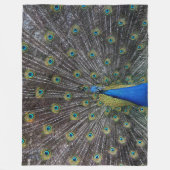 PEACOCK FLEECE DEKEN (Voorkant)