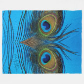 Peacock Fleece Deken (Voorkant (Horizontaal))