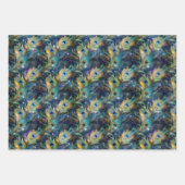 Peacock Floral Inpakpapier Vel (Voorkant 2)