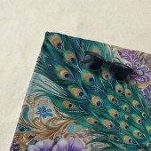 Peacock floral waterverf strandlaken (In situ)