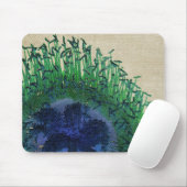 Peacock Flower Mousepad Muismat (Met muis)