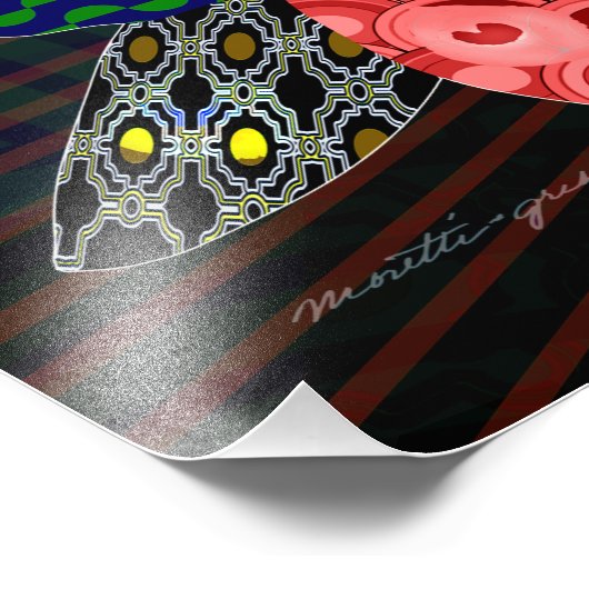 Peacock Foto Afdruk (Hoek)