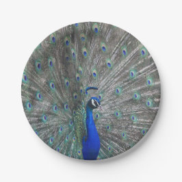 PEACOCK FOTO PAPIER BORDEN PAPIEREN BORDJE