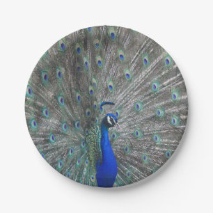 PEACOCK FOTO PAPIER BORDEN PAPIEREN BORDJE