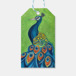 Peacock Gift Label Cadeaulabel