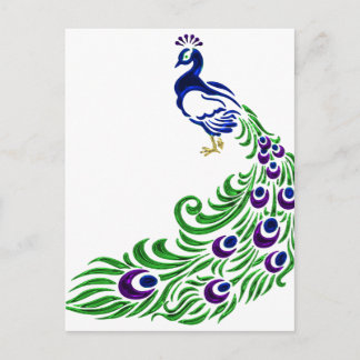 Peacock Gifts Briefkaart