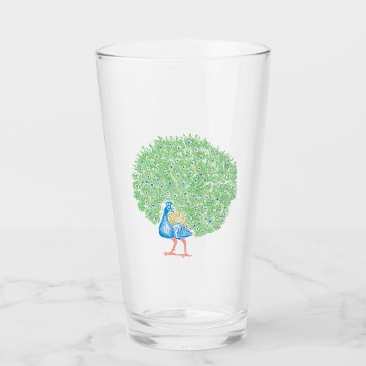 Peacock Glas (Voorkant)