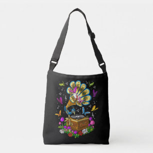 Peacock Gramophone Crossbody Tas