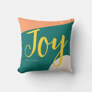Peacock Green Joy Love Sierkussen