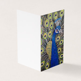 Peacock groet of verjaardagskaart kaart