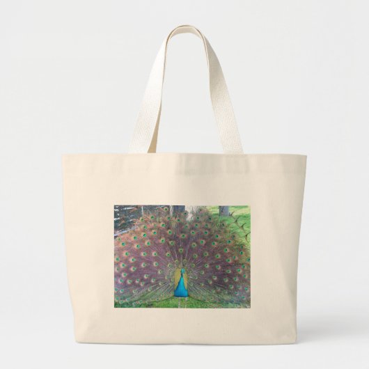 Peacock Grote Tote Bag (Voorkant)