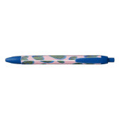 Peacock Hearts Motif Cust. Stylo de finition coule (Dos)
