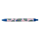 Peacock Hearts Motif Cust. Stylo de finition coule (Devant)