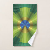Peacock Illusion Bathroom Towel set Bad Handdoek (Handdoek)