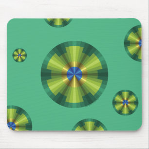 Peacock Illusion Mousepad Muismat