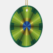 Peacock Illusion Ornament (Rechts)