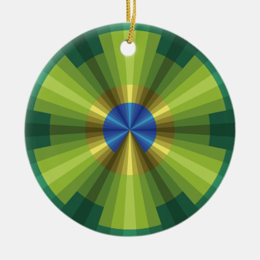 Peacock Illusion Ornament (Voorkant)
