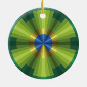 Peacock Illusion Ornament (Achterkant)