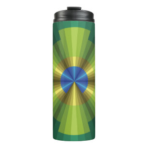 Peacock Illusion Thermal Tumbler Thermosbeker
