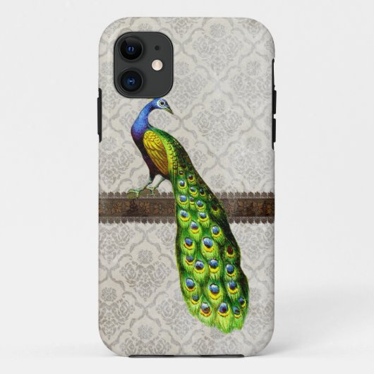  Peacock Illustration iPhone 5 Hoesje (Achterkant)